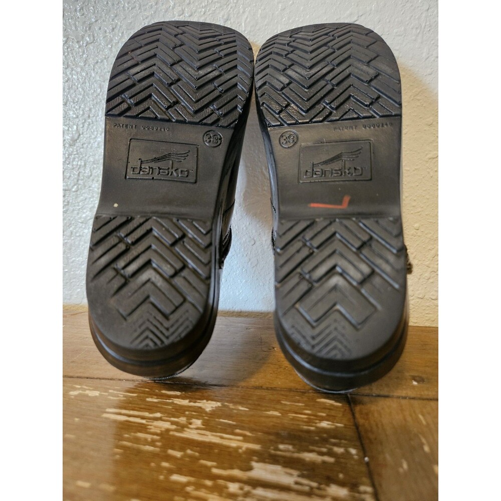 DANSKO Black Patent Clogs Shoes Women Size  39 EU Comfort Shoes Nurse Doctor - Picture 7 of 11
